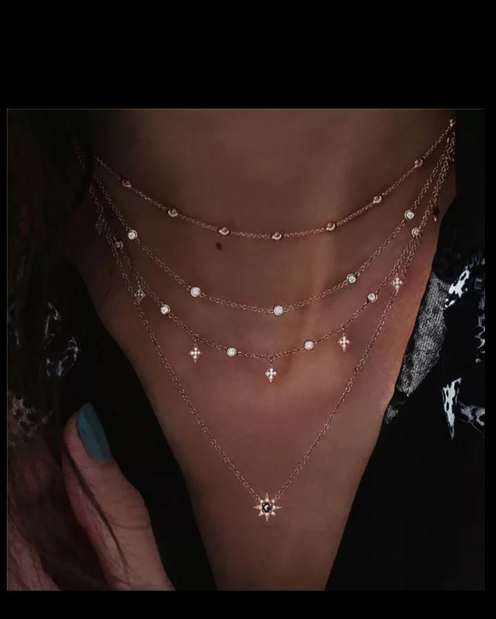 Boho Crystal Necklace