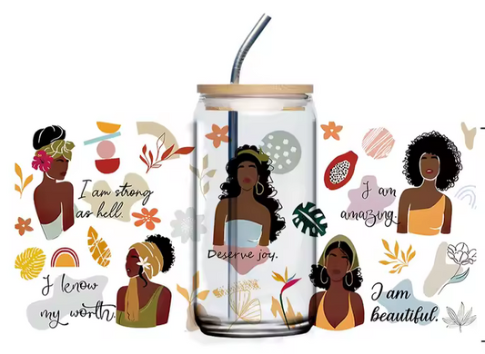 I am 16 oz glass cup