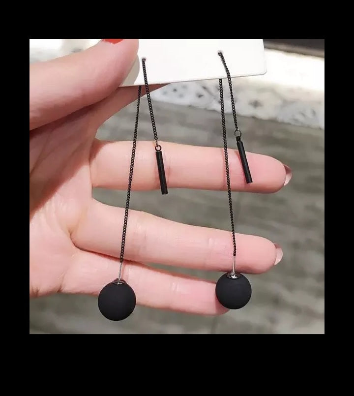 long  drop earrings