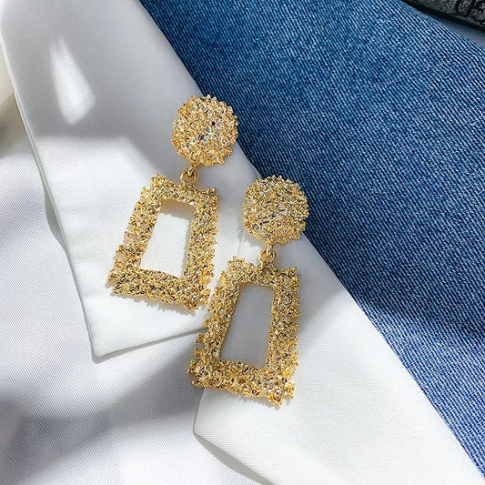 Gold Geometric earrings